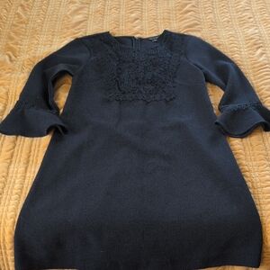 Classic Black Crew Neck Sweater